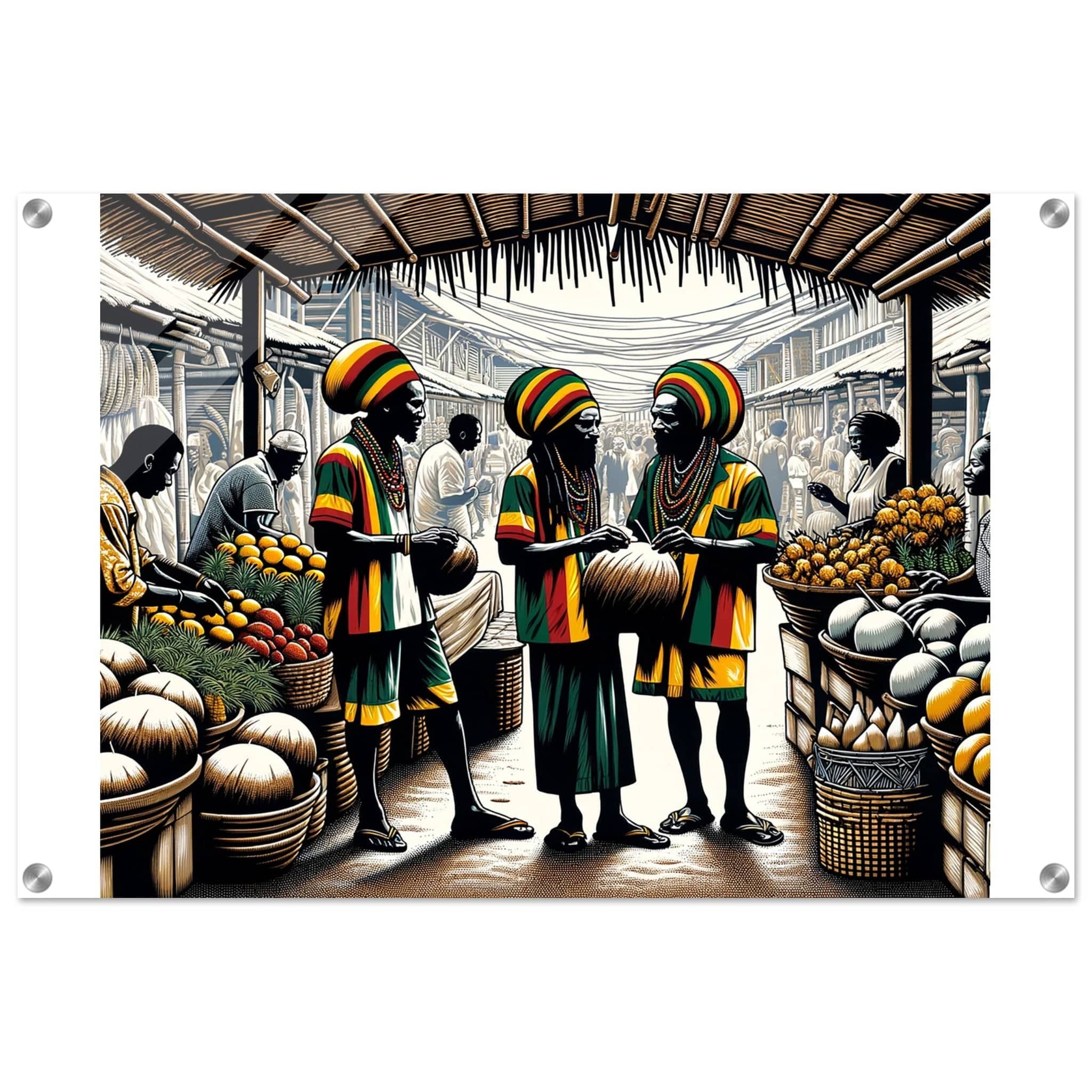 My Store Print Material 50x75 cm / 20x30″ Organic Market Place One Acrylic Print
