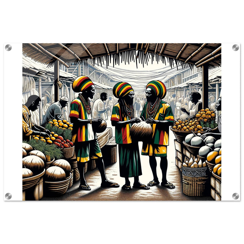 My Store Print Material 50x75 cm / 20x30″ Organic Market Place One Acrylic Print