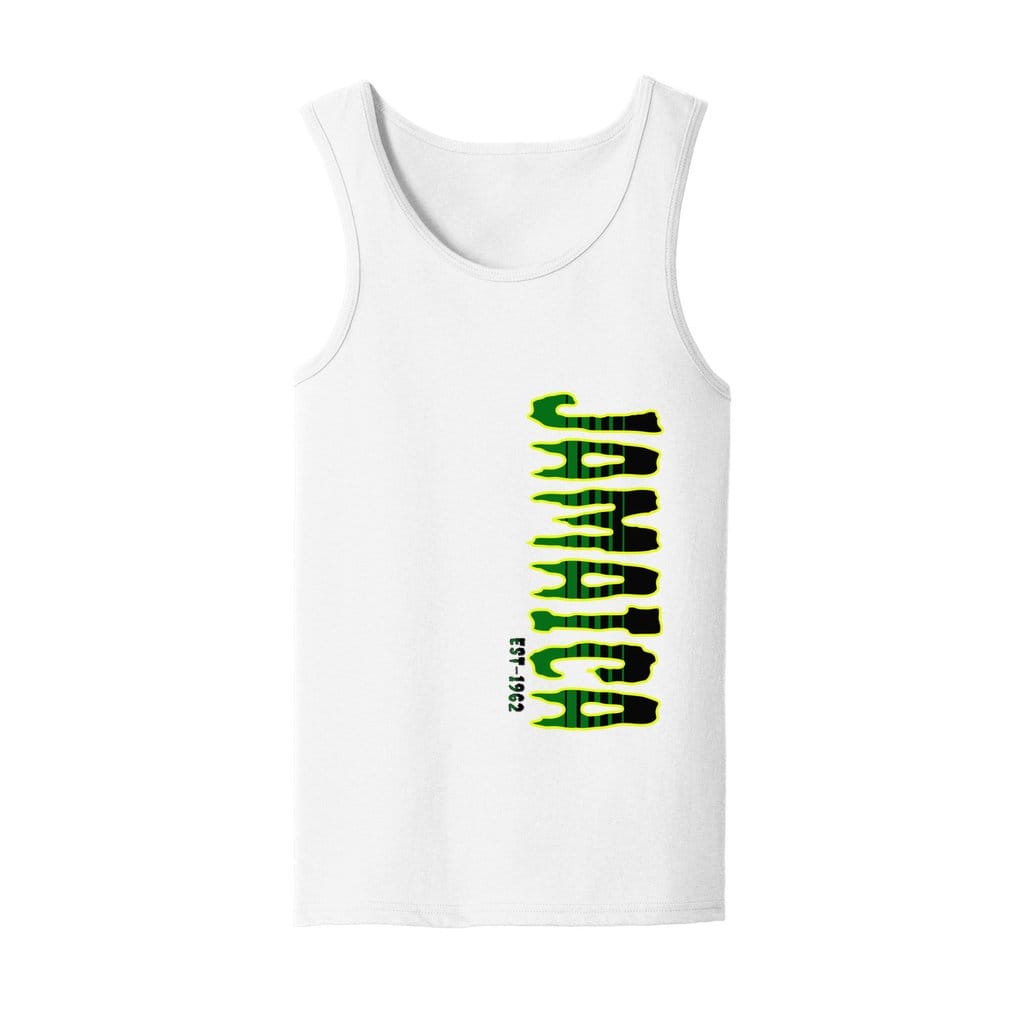 Awkward Styles S / White Jamaica Men's Heavy Cotton Tank Top