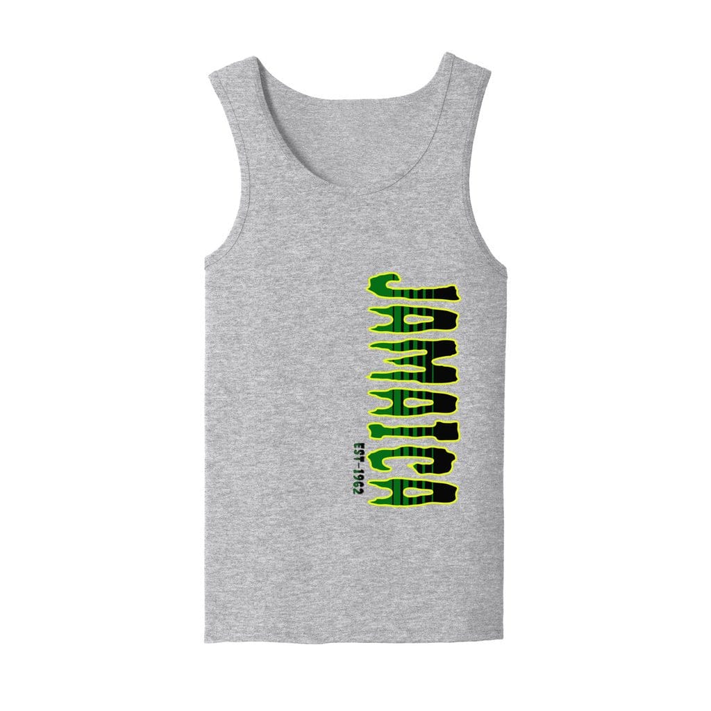 Awkward Styles S / Sports Grey Jamaica Men's Heavy Cotton Tank Top