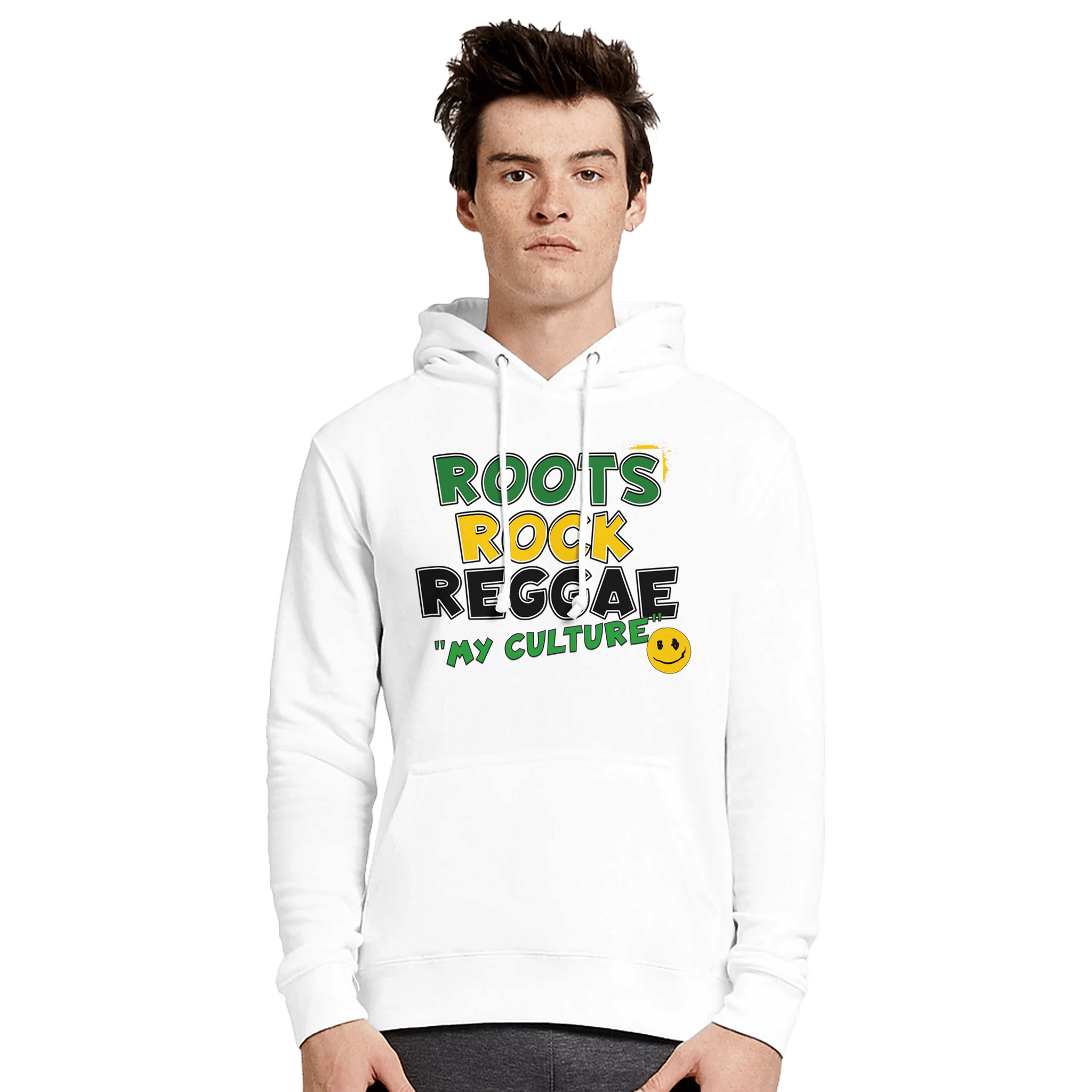My Store Print Material Roots Rock Reggae My Culture. Premium Unisex Pullover Hoodie | Laneseven LS13001