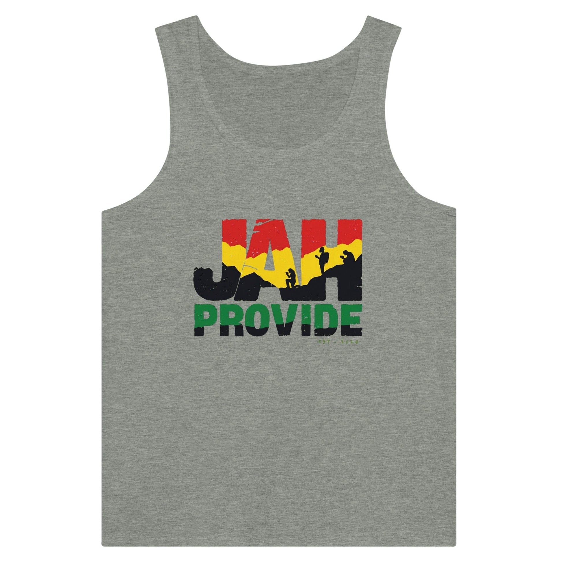 My Store T-Shirts Athletic Heather / S Jah Provide Premium Unisex Tank Top