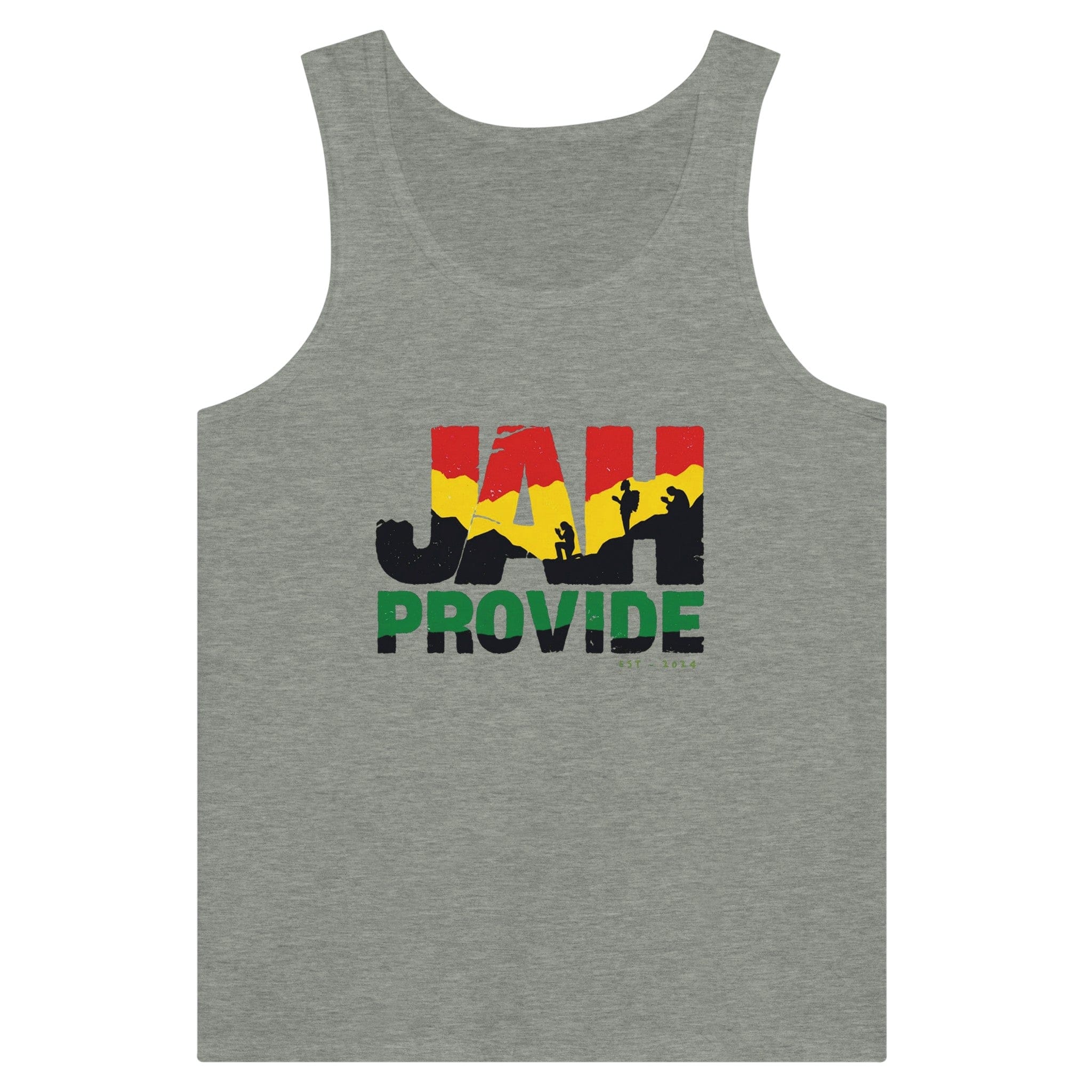 My Store T-Shirts Athletic Heather / S Jah Provide Premium Unisex Tank Top