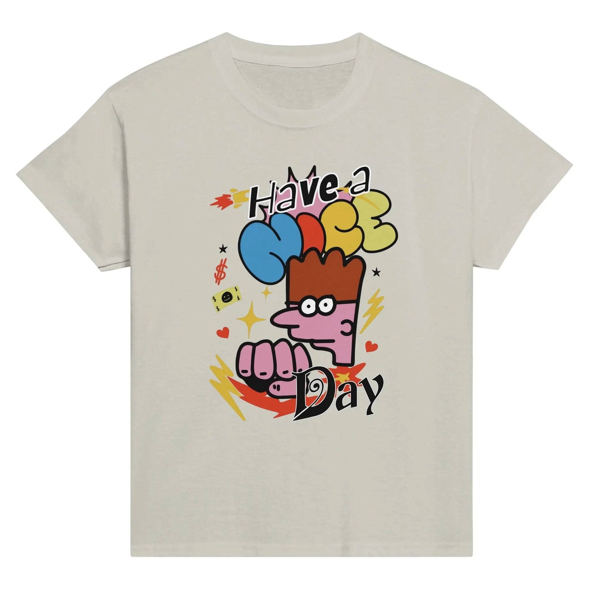Stylish3Tees.com Print Material Ash / S Have A Nice Day Classic Kids Crewneck T-shirt