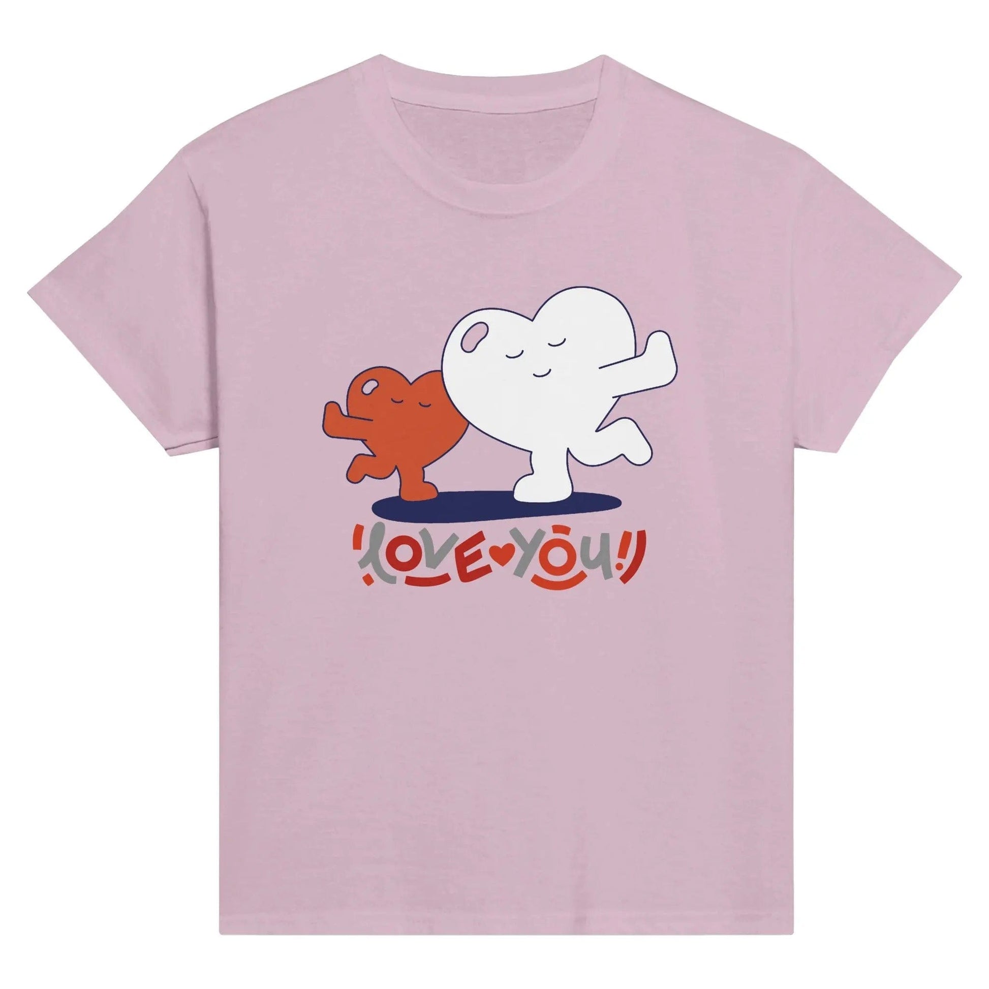 Stylish3Tees.com T-Shirts Light Pink / XS Love You Classic Kids Crewneck T-shirt