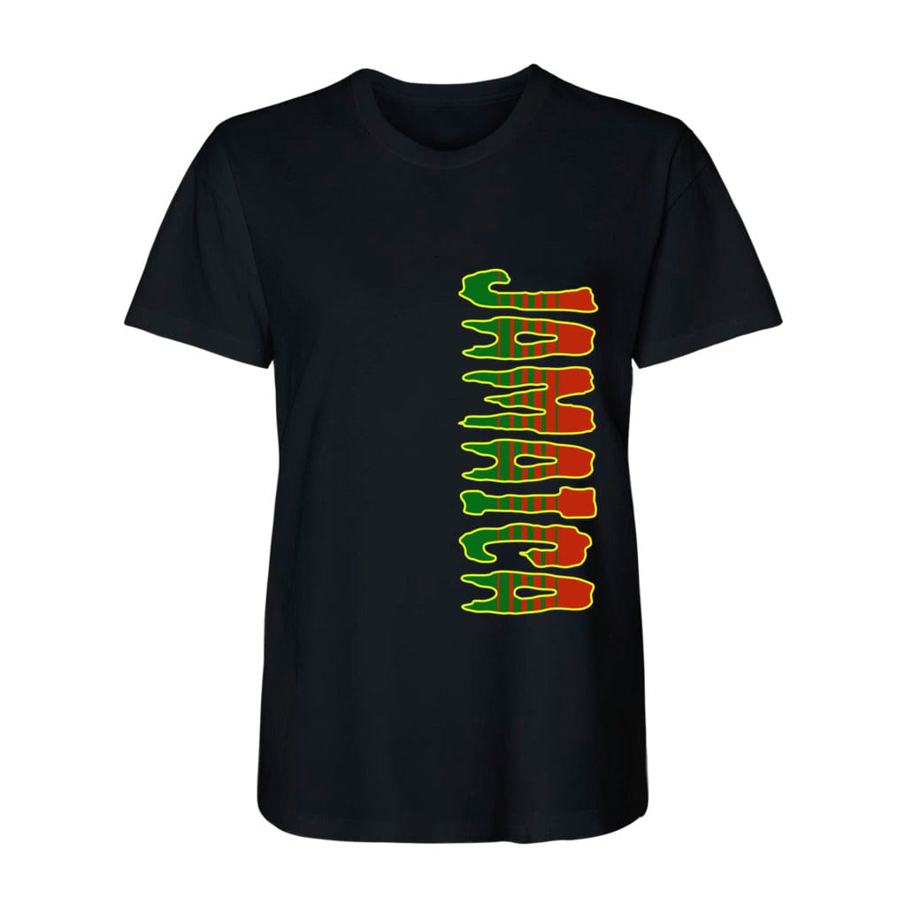 Awkward Styles XS / Black Jamaica Women's Boyfriend Tee