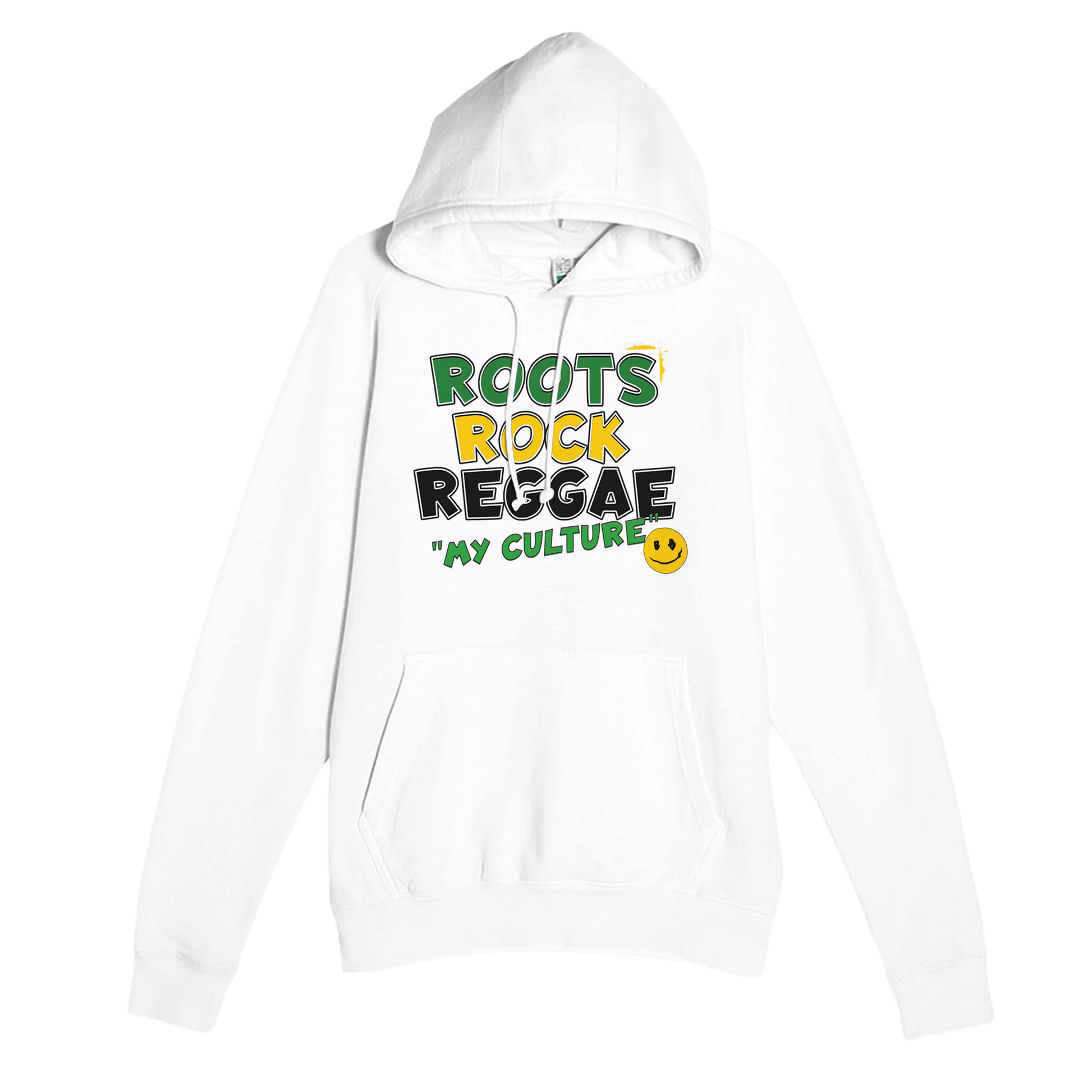 My Store Print Material White / XS Roots Rock Reggae My Culture. Premium Unisex Pullover Hoodie | Laneseven LS13001