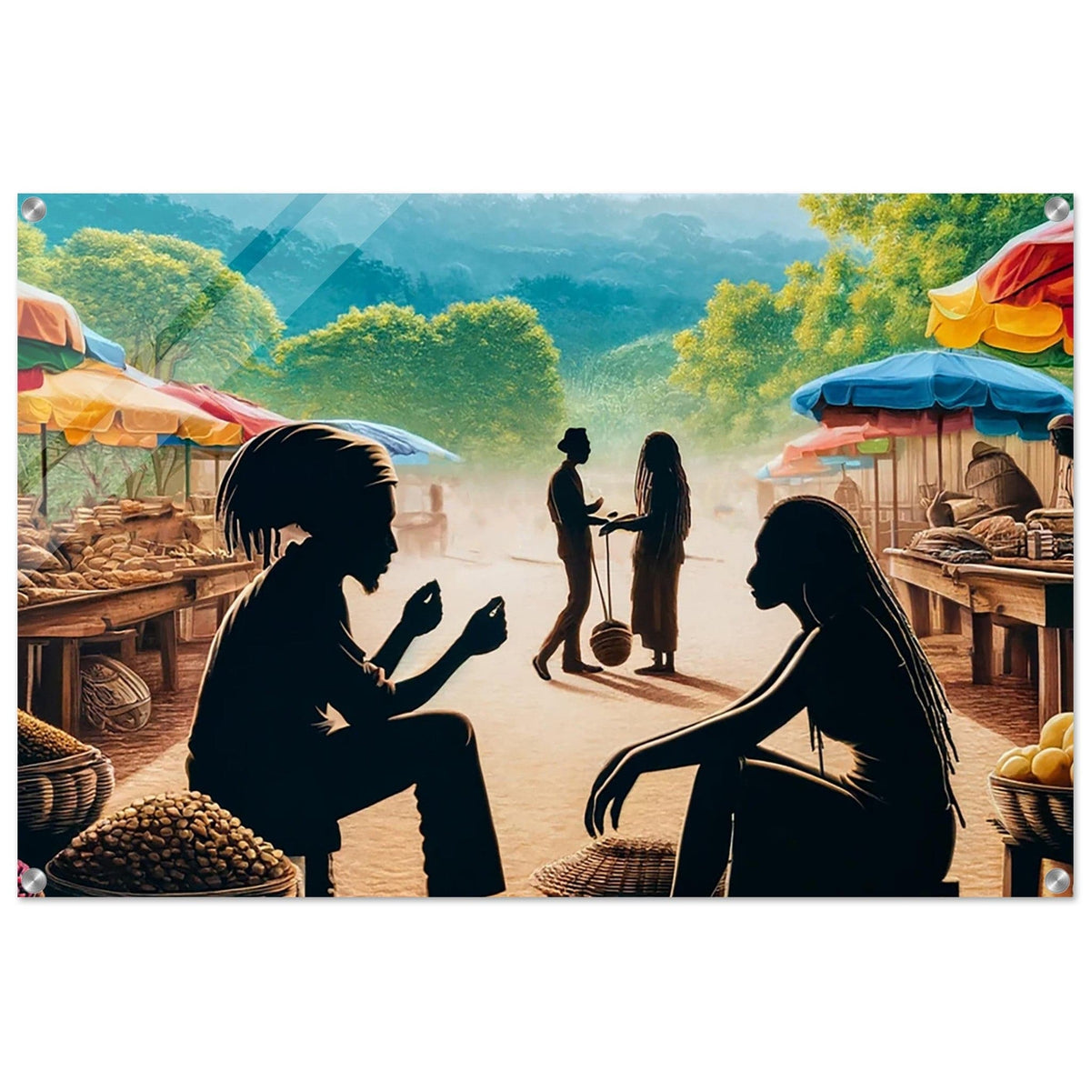 My Store Print Material Horizontal / 60x90 cm / 24x36″ Ginger Market Day One Acrylic Print