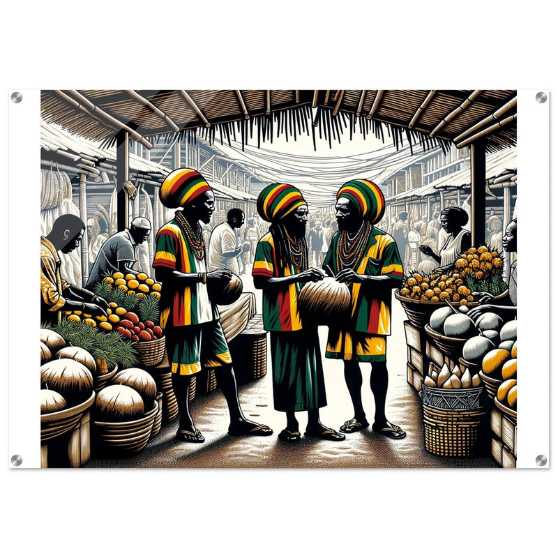 My Store Print Material 70x100 cm / 28x40″ Organic Market Place One Acrylic Print