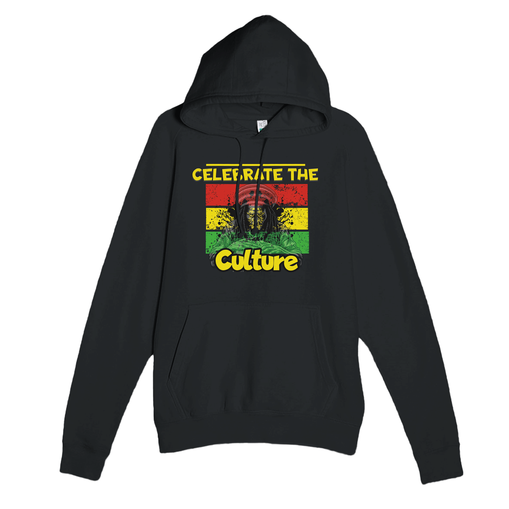 My Store Print Material Black / XS Celebrate The Culture. Premium Unisex Pullover Hoodie | Laneseven LS13001
