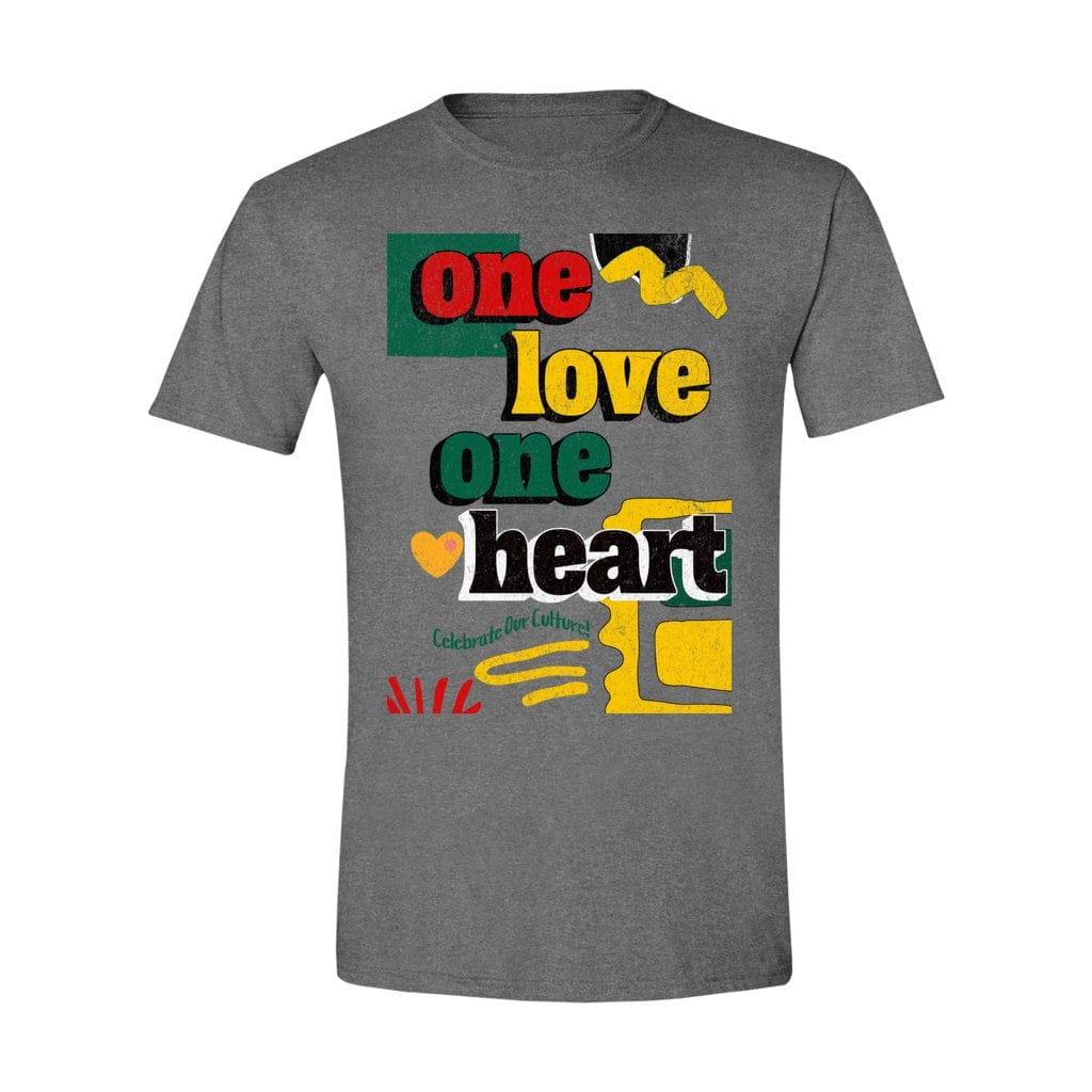 Awkward Styles S / Dark Heather One Love One Heart. Unisex Soft Style T-Shirt