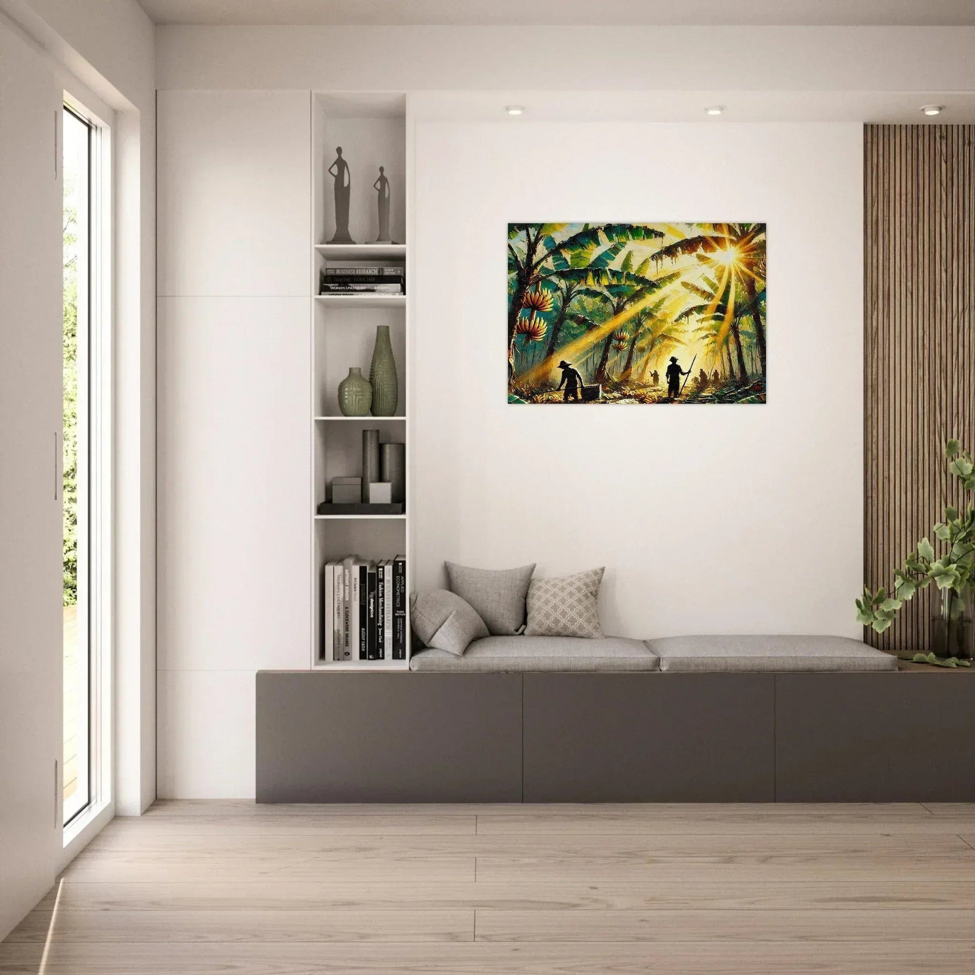 My Store Print Material Banana Plantation Two Aluminum Print