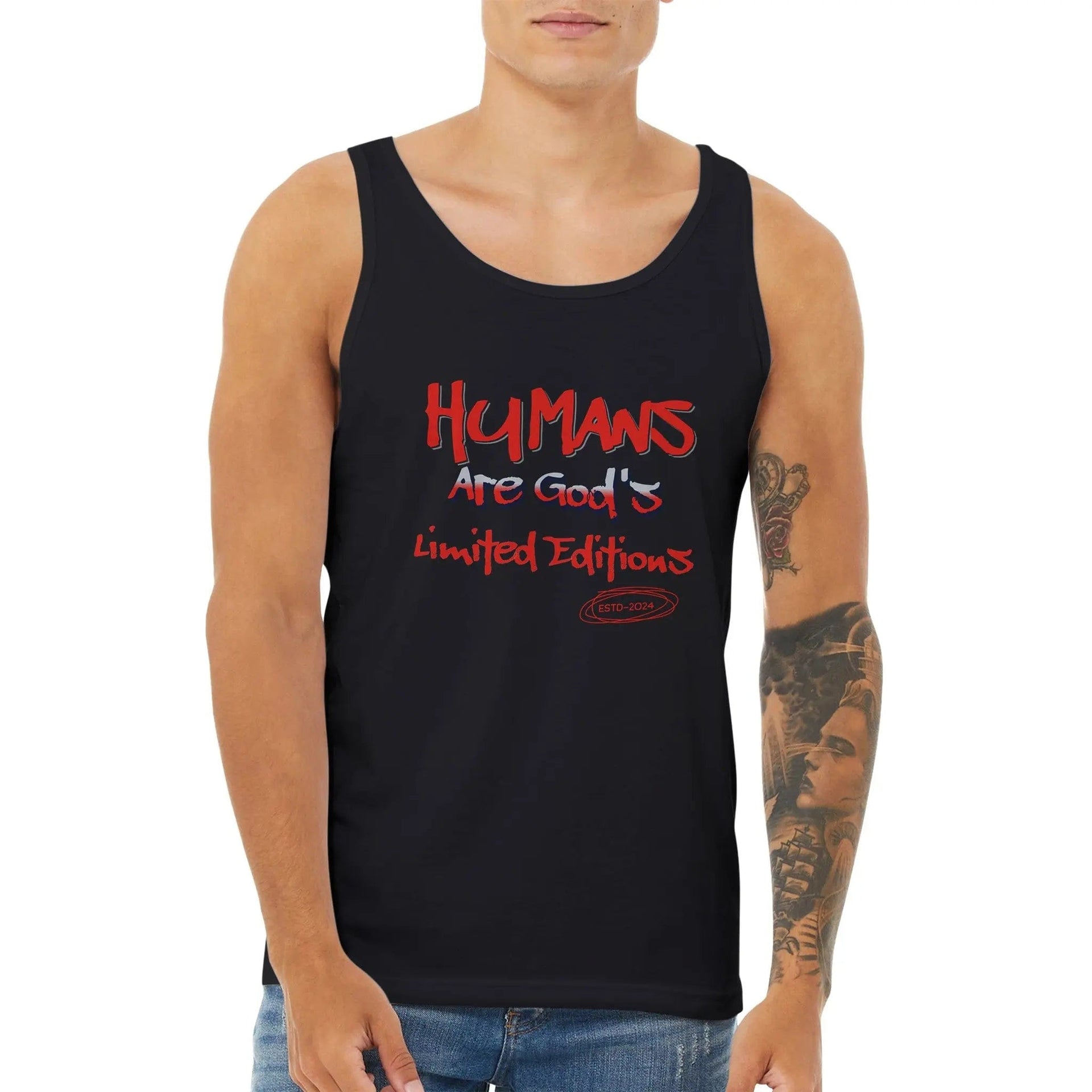 Stylish3Tees.com T-Shirts Gods Limited Editions Premium Unisex Tank Top
