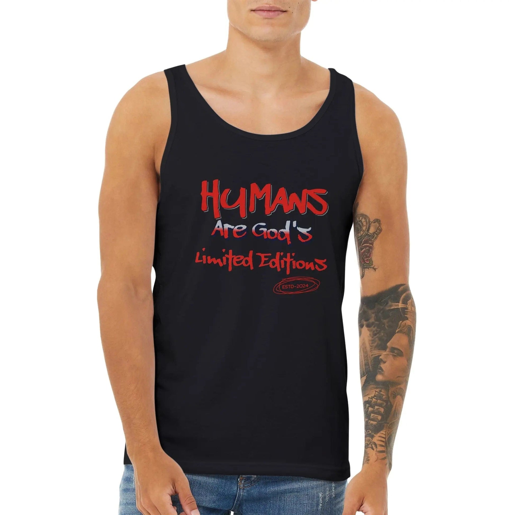 Stylish3Tees.com T-Shirts Gods Limited Editions Premium Unisex Tank Top