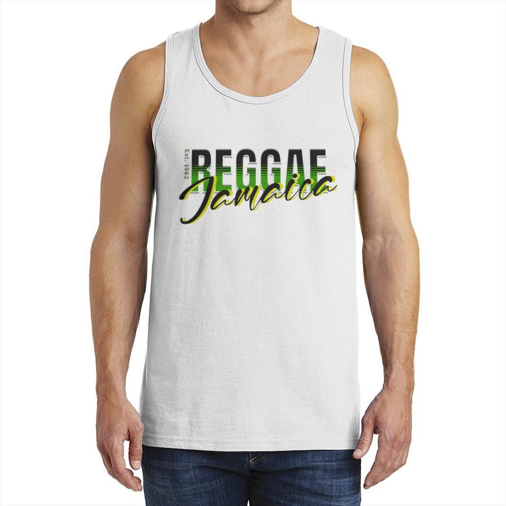 Awkward Styles Reggae Jamaica. Men's Heavy Cotton Tank Top