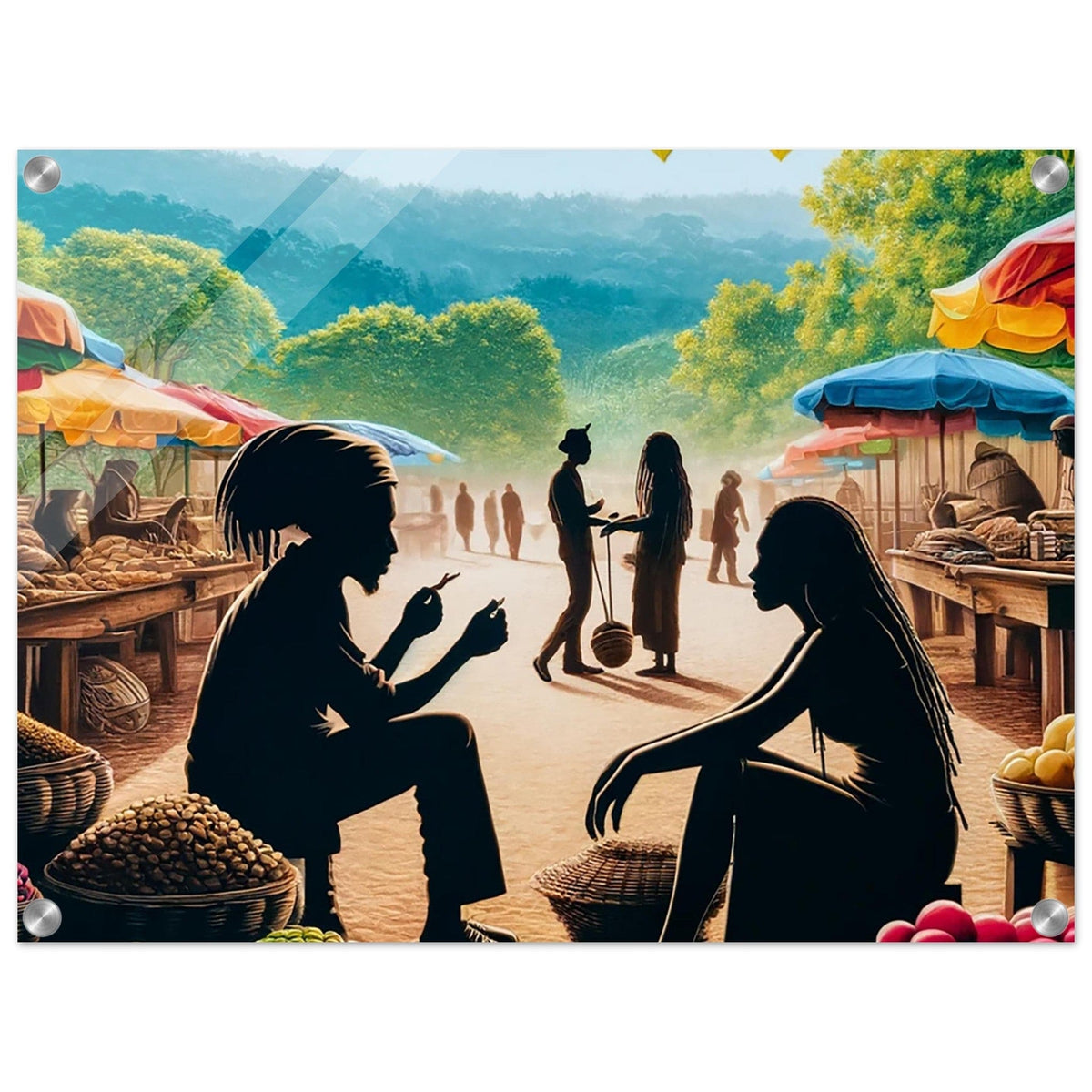 My Store Print Material Horizontal / 45x60 cm / 18x24″ Ginger Market Day One Acrylic Print