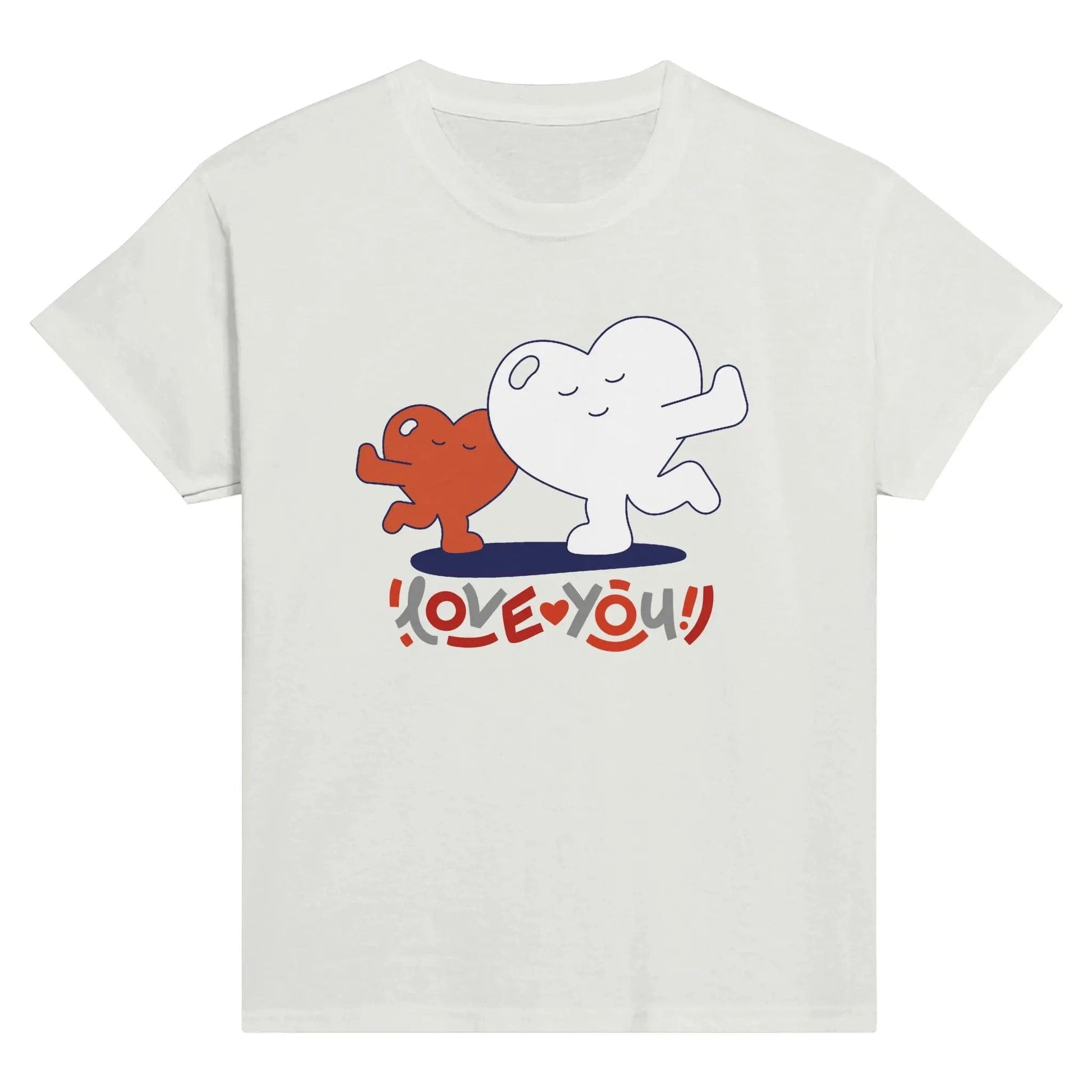 Stylish3Tees.com T-Shirts White / XS Love You Classic Kids Crewneck T-shirt