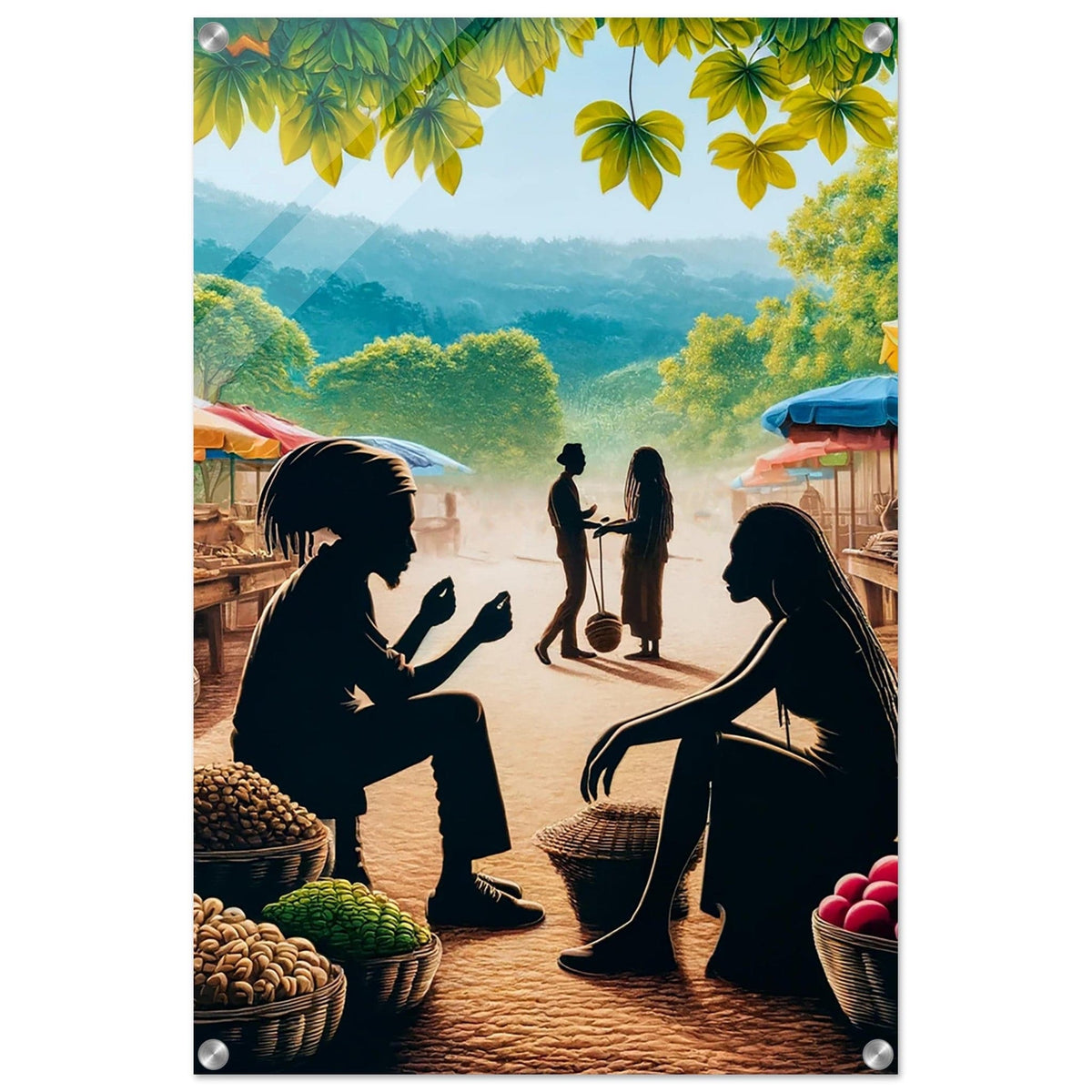 My Store Print Material Vertical / 50x75 cm / 20x30″ Ginger Market Day One Acrylic Print