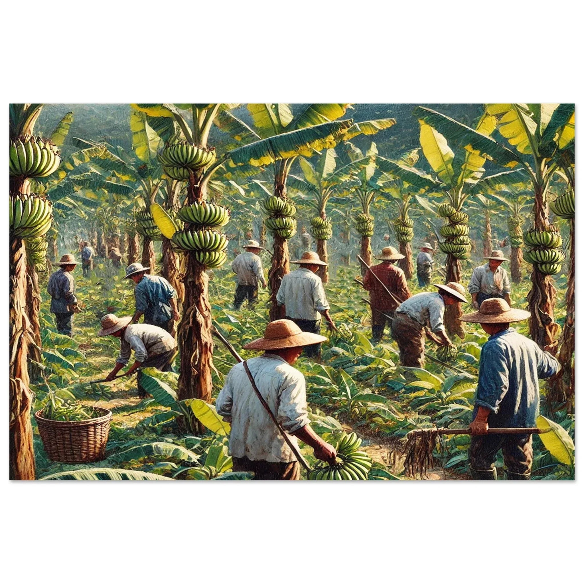 Banana Plantation One Aluminum Print - Stylish3Tees.com