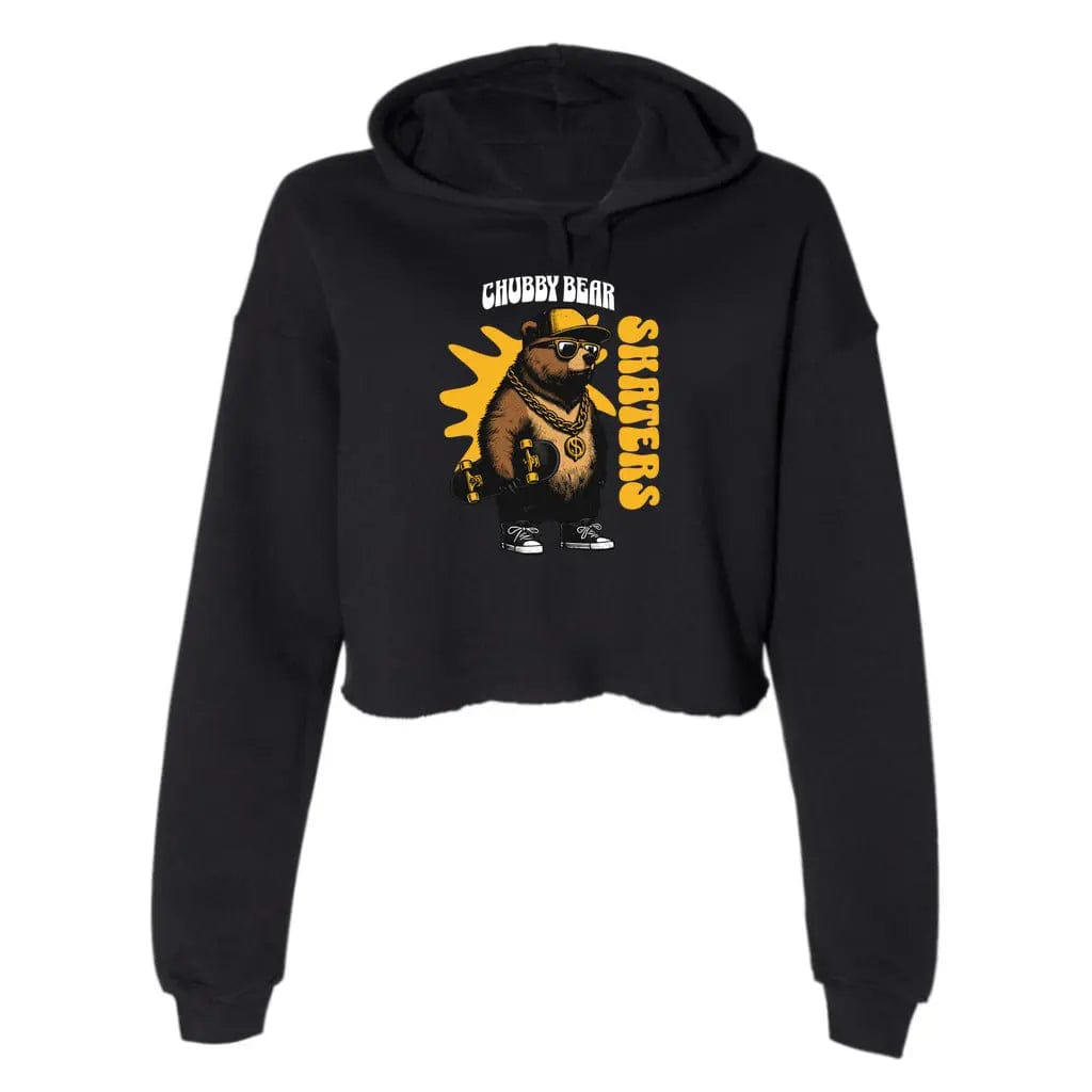 Awkward Styles S / Black Women's Cropped Fleece Hoodie