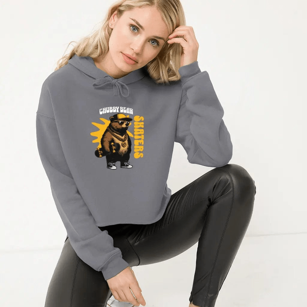 Awkward Styles Women's Cropped Fleece Hoodie