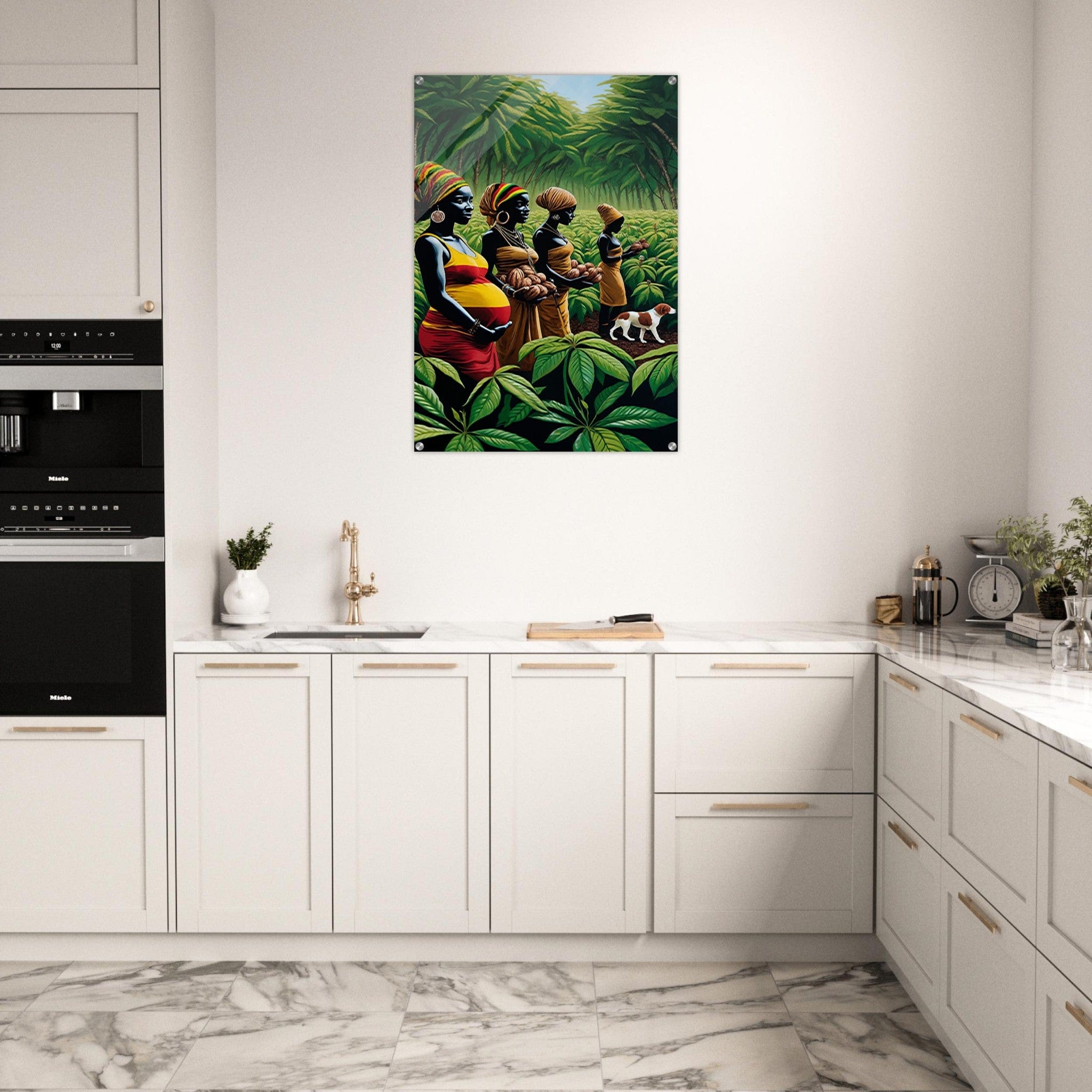 My Store Print Material Cocoa Farming Family One Acrylic Print
