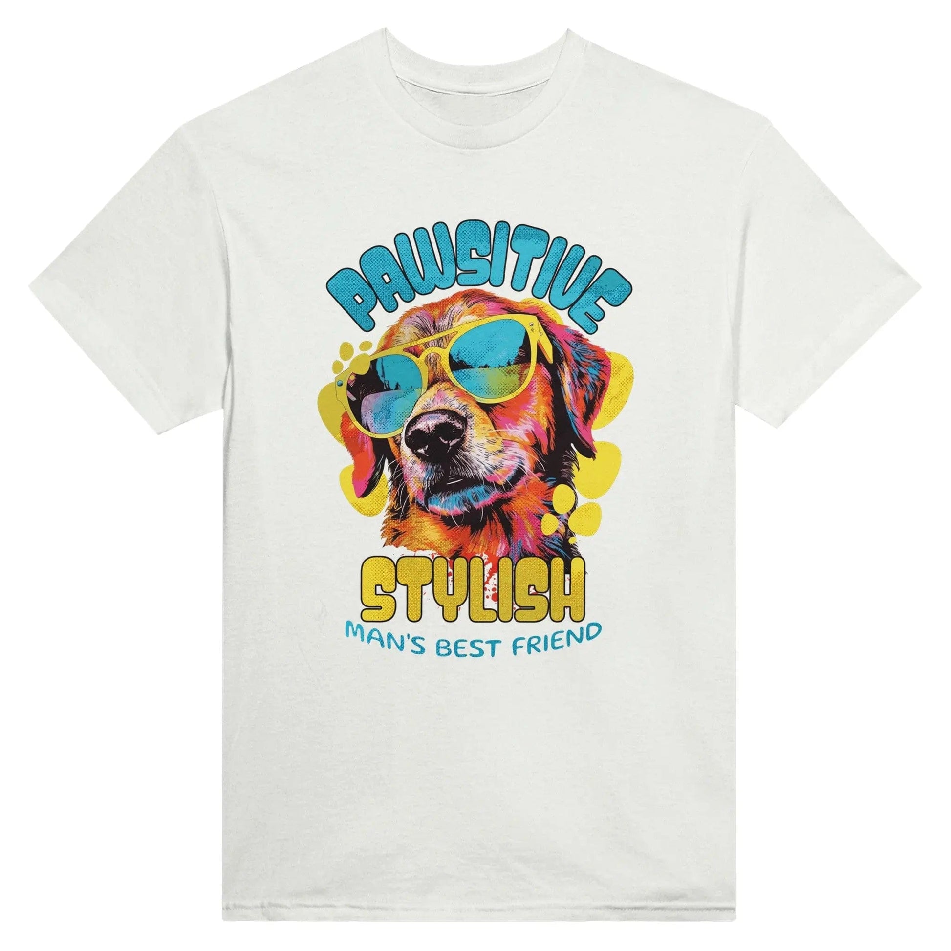 Stylish3Tees.com T-Shirts White / S Positive Stylish Heavyweight Unisex Crewneck T-shirt