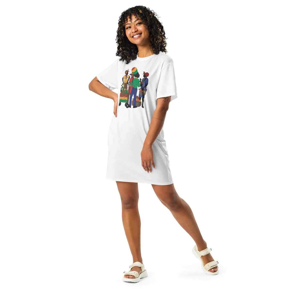 Stylish3Tees.com Market Place Ladies Comfort Tall T-Shirt Dress