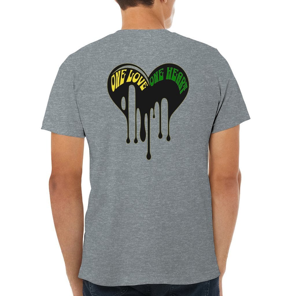 Awkward Styles Jamaica One Love One Heart Unisex Jersey Tee