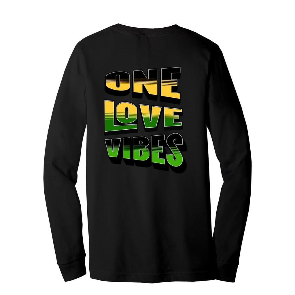 Awkward Styles Jamaica One Love Vibes Unisex Jersey Long Sleeve Tee