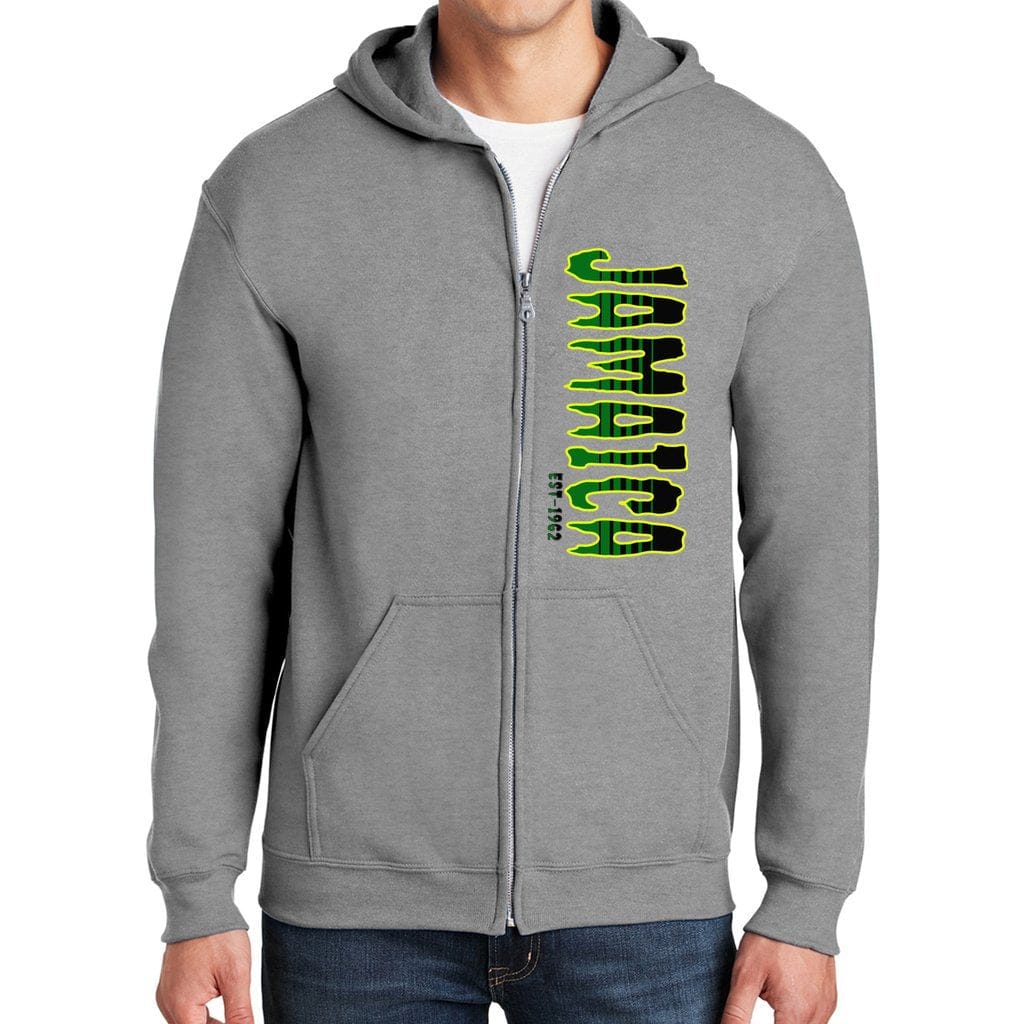Awkward Styles Jamaica Unisex Heavy Blend Full-Zip Hooded Sweatshirt