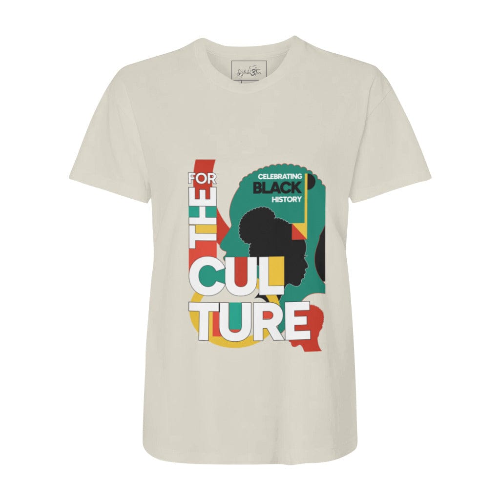 Awkward Styles M / Bone For The Culture-Black History Month Women's Boyfriend Tee