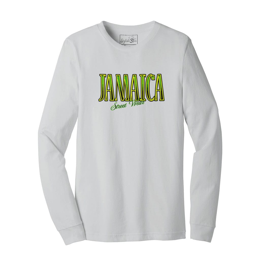 Awkward Styles S / Ash Jamaica One Love Vibes Unisex Jersey Long Sleeve Tee