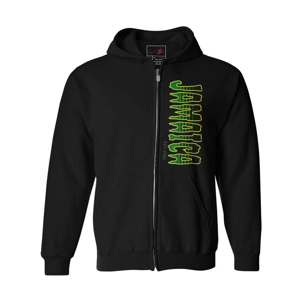 Awkward Styles S / Black Jamaica Unisex Heavy Blend Full-Zip Hooded Sweatshirt