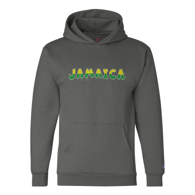 Awkward Styles S / Charcoal Heather Jamaica Wi Jamming Unisex Champion Hoodie