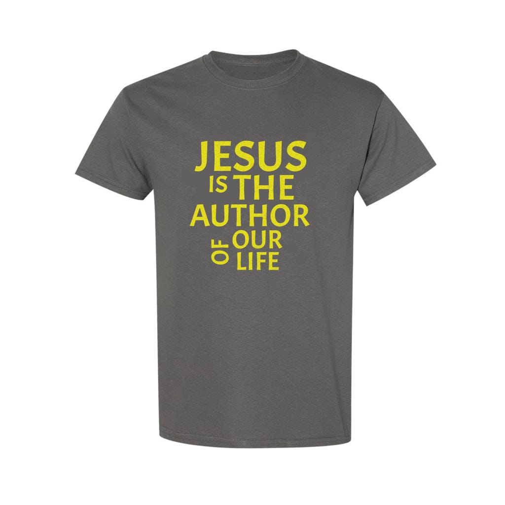 Awkward Styles S / Charcoal Jesus Is The Author and Finisher Unisex Heavy Cotton T-Shirt