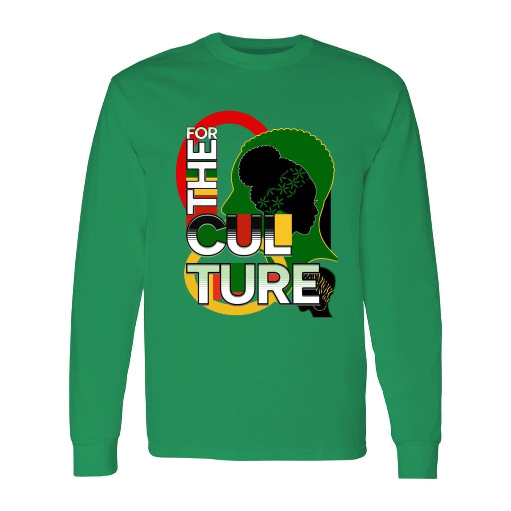 Awkward Styles S / Irish Green For The Culture Men's Heavy Cotton Long Sleeve T-Shirt