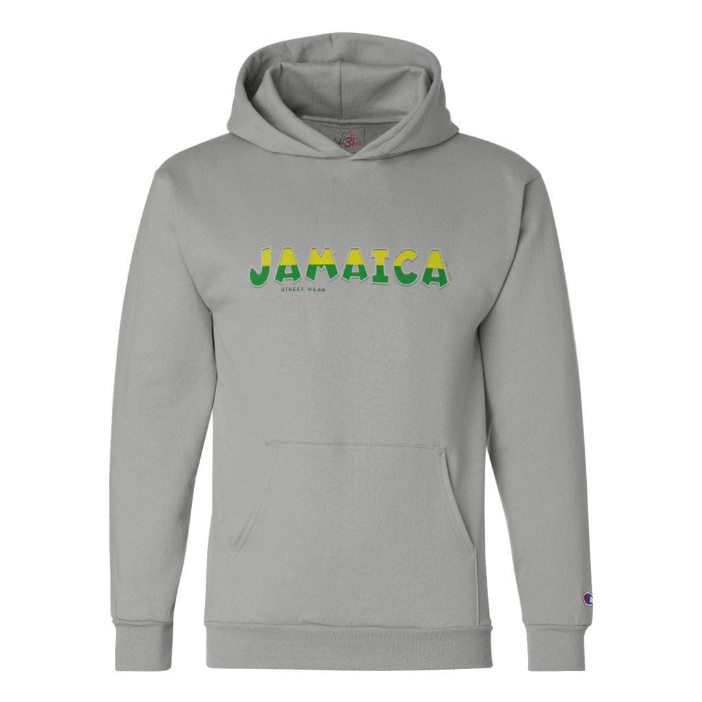 Awkward Styles S / Light Steel Jamaica Wi Jamming Unisex Champion Hoodie
