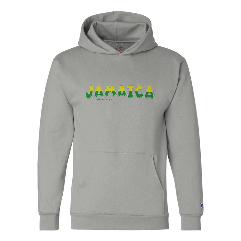 Awkward Styles S / Light Steel Jamaica Wi Jamming Unisex Champion Hoodie