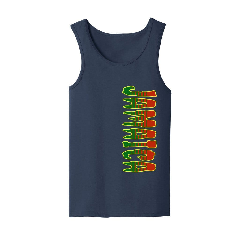 Awkward Styles S / Navy Jamaica Men's Heavy Cotton Tank Top