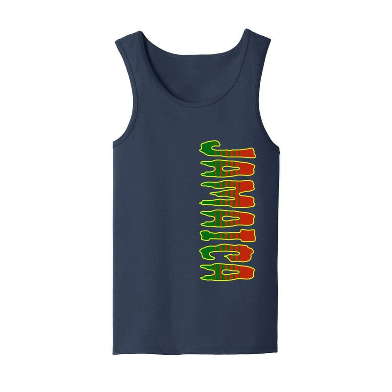 Awkward Styles S / Navy Jamaica Men's Heavy Cotton Tank Top