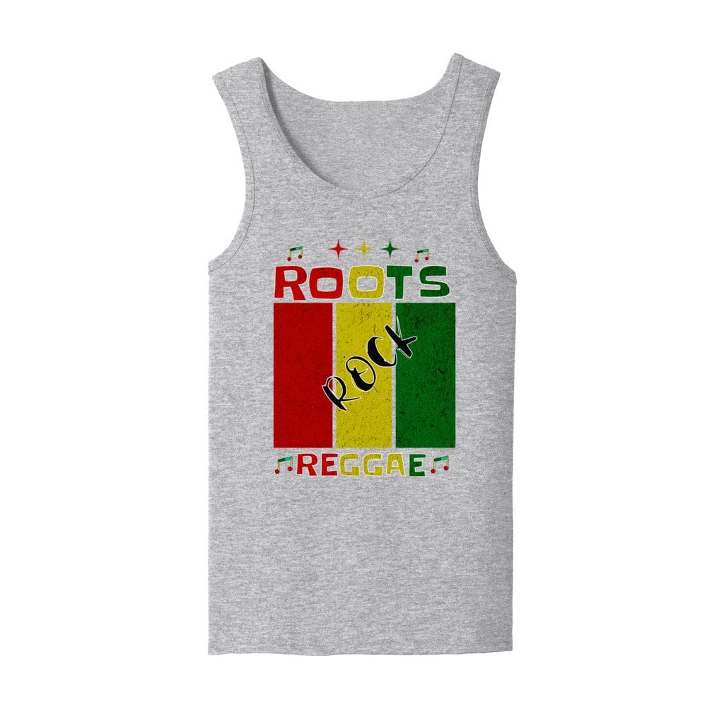 Awkward Styles S / Sports Grey Roots Rock Reggae. Men's Heavy Cotton Tank Top