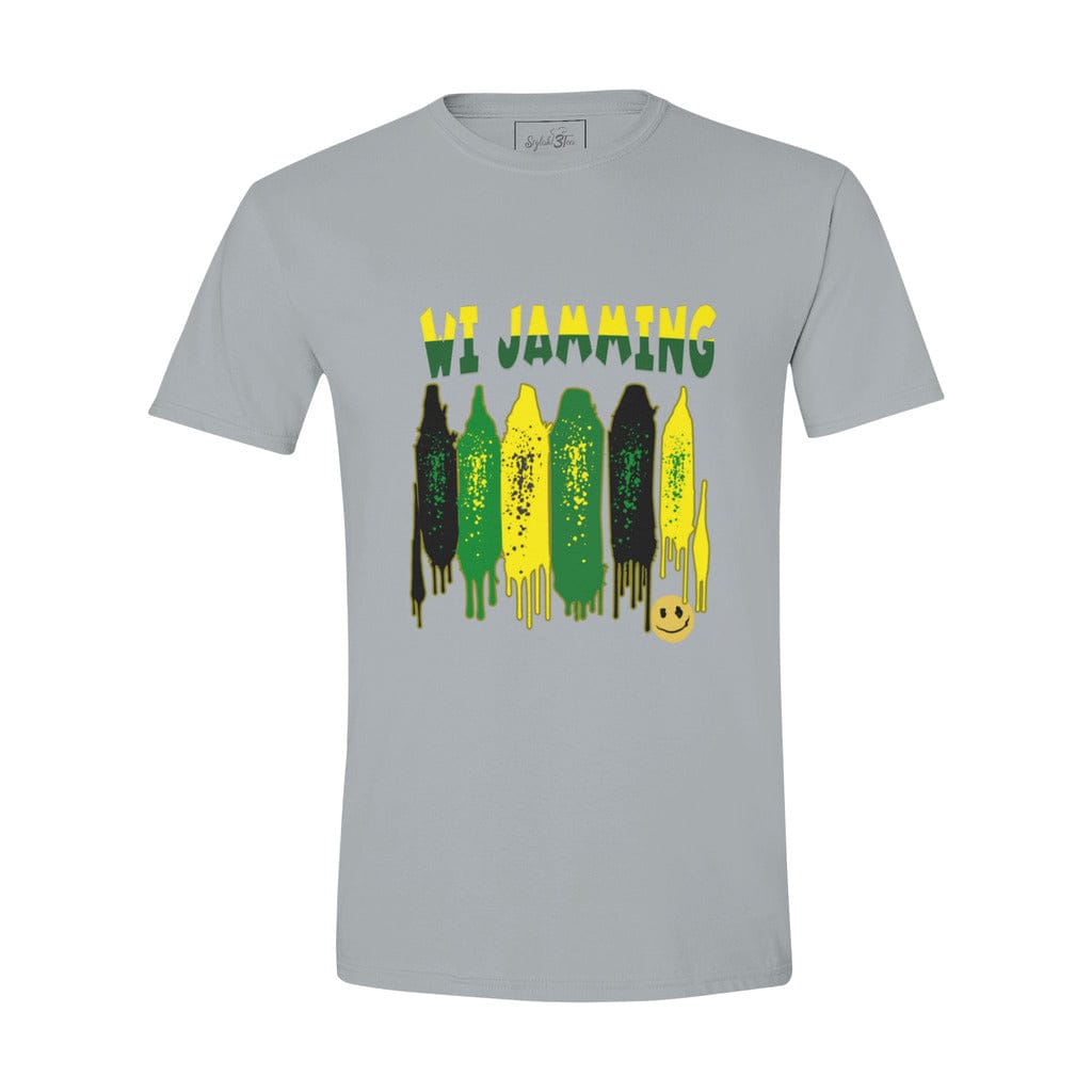 Awkward Styles S / Sports Grey WI Jamming Jamaica Unisex Softstyle T-Shirt
