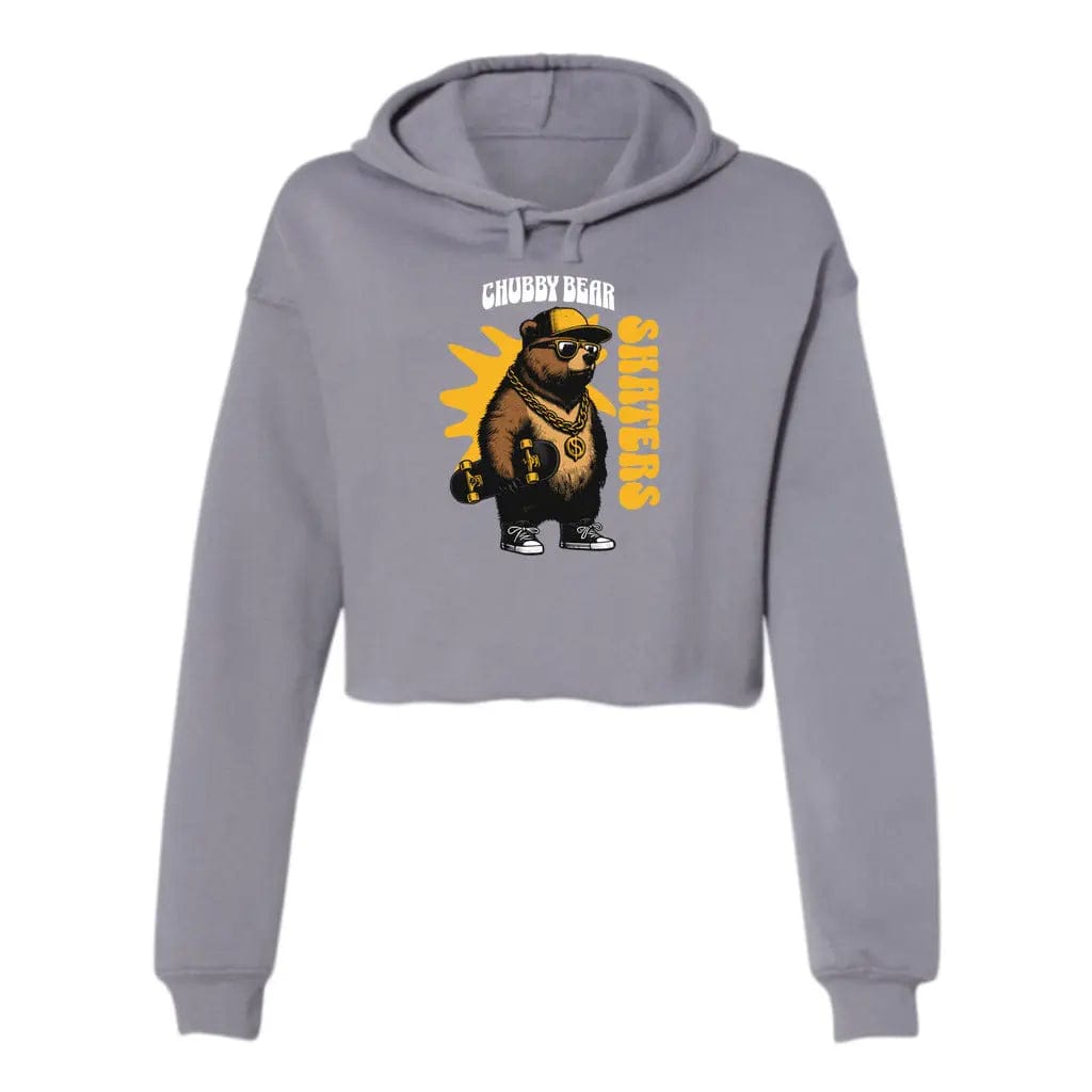 Awkward Styles S / Storm Women's Cropped Fleece Hoodie