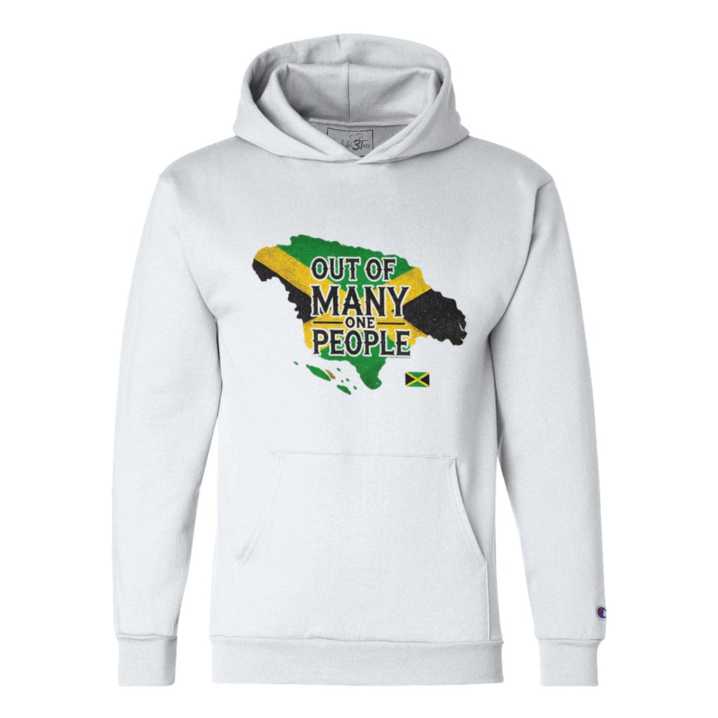 Awkward Styles S / White Out Of Many One People Unisex Champion Hoodie