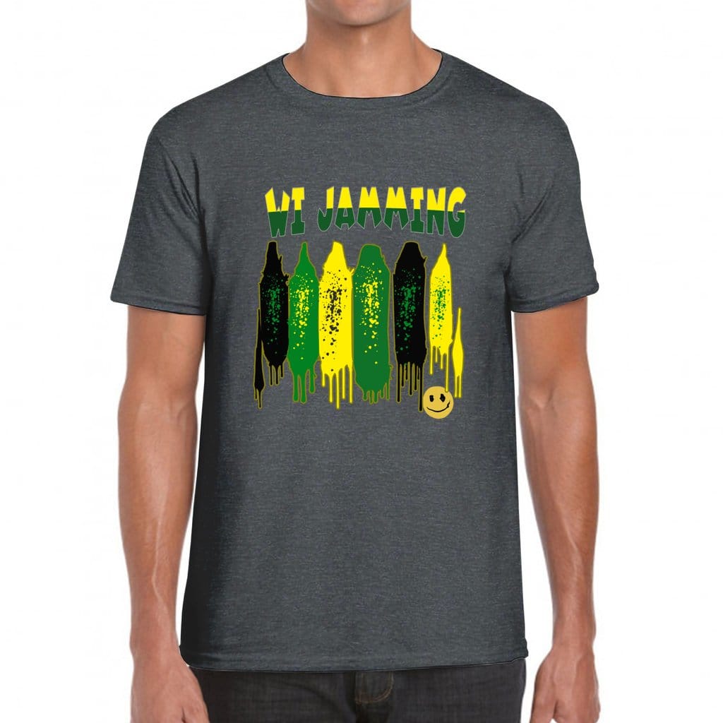 Awkward Styles WI Jamming Jamaica Unisex Softstyle T-Shirt