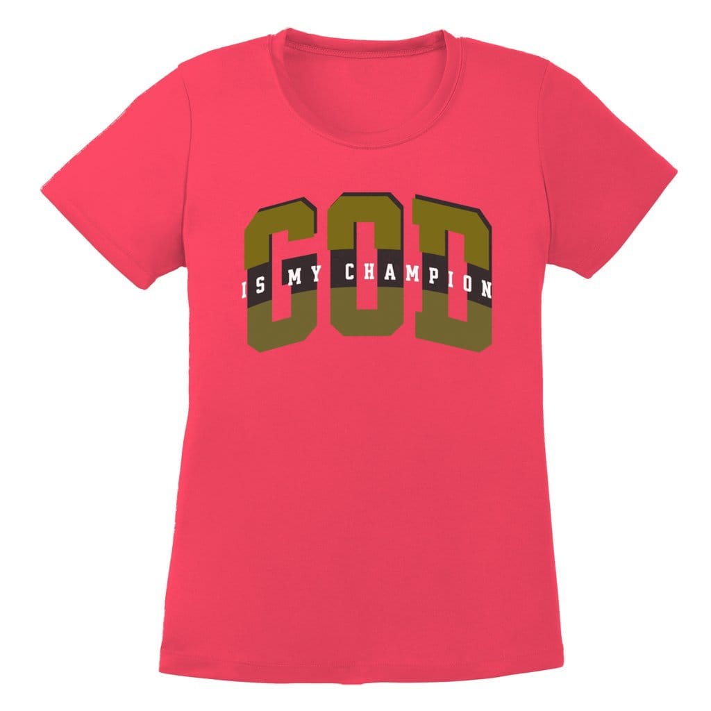 Awkward Styles XS / Hot Coral Ladies Competitor Tee