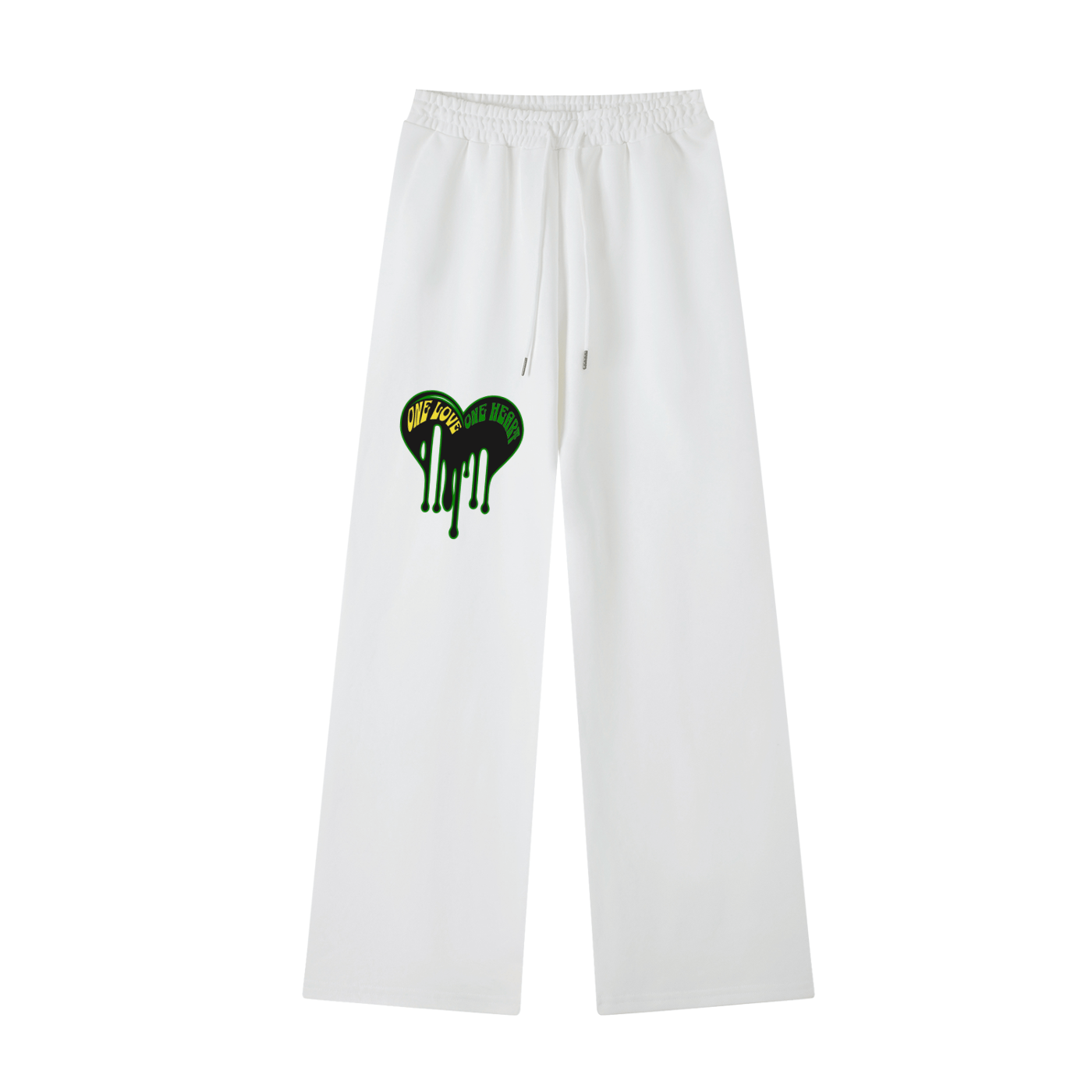 Jamaica One Love-One Heart Essential Straight-Leg Sweatpants-4