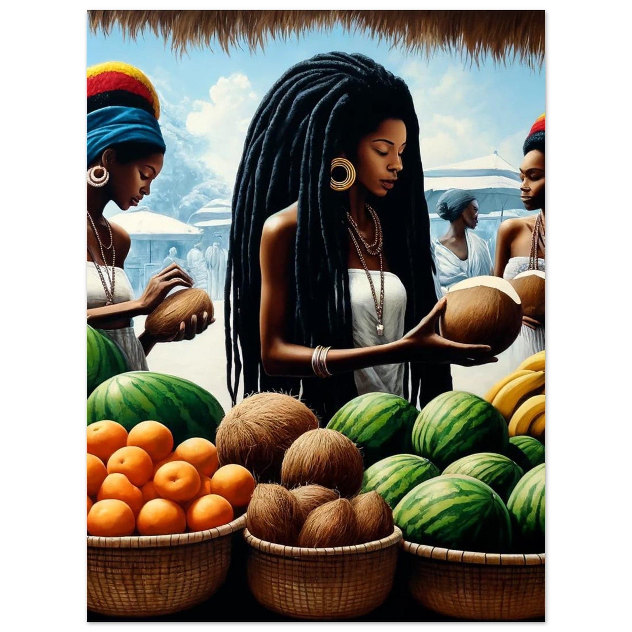 My Store Print Material 45x60 cm / 18x24″ Market Day Harvest One Aluminum Print