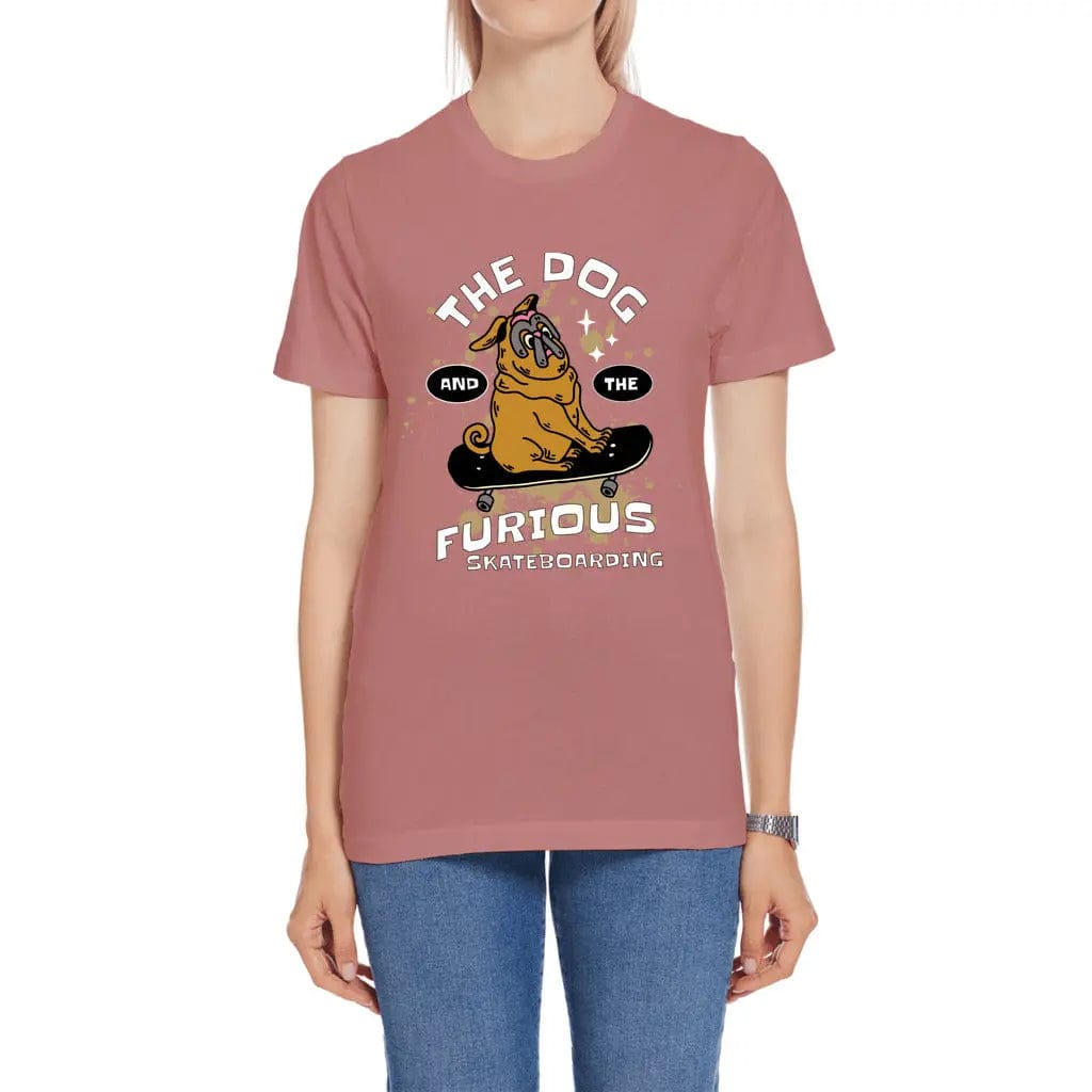 Awkward Styles Dog & The Furious Skateboarding Jersey T-shirt Premium